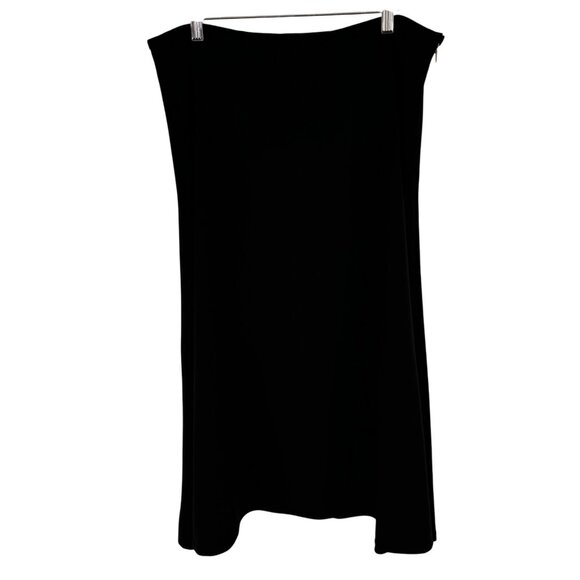 Calvin Klein Dresses & Skirts - Calvin Klein Womens Black A-Line skirt Size 14 career knee length